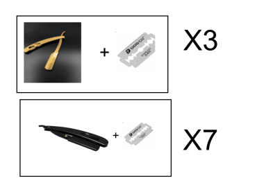 Stainless Steel Razor (Option: Set 10)