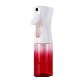 300Ml 200Ml Hair Spray Kappers Spray Empty Bottle Hervulbare Mist Fles Salon Kapper Tool Planten Zorg Water spuit (Color: Gradient red, Capacity: 300ML)