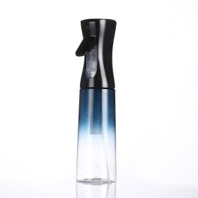 300Ml 200Ml Hair Spray Kappers Spray Empty Bottle Hervulbare Mist Fles Salon Kapper Tool Planten Zorg Water spuit (Color: Black Blue, Capacity: 300ML)