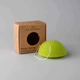 Konjac Sponge (Duo) (Sponge 2 Type: Turmeric, Sponge 1 Type: Green Mint)