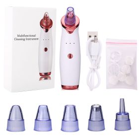 Blackhead Remover Instrument Black Dot Remover Acne Vacuum Suction Face Clean Black Head Pore Cleaning Beauty Skin Care Tool (default: default)